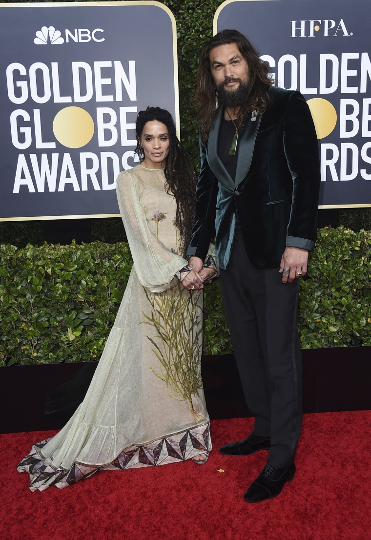 Image: Lisa Bonet, Jason Momoa