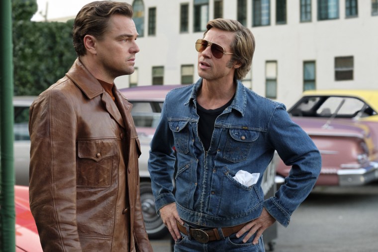 Leonardo DiCaprio and Brad Pitt in "Once Upon a Time ... in Hollywood." 