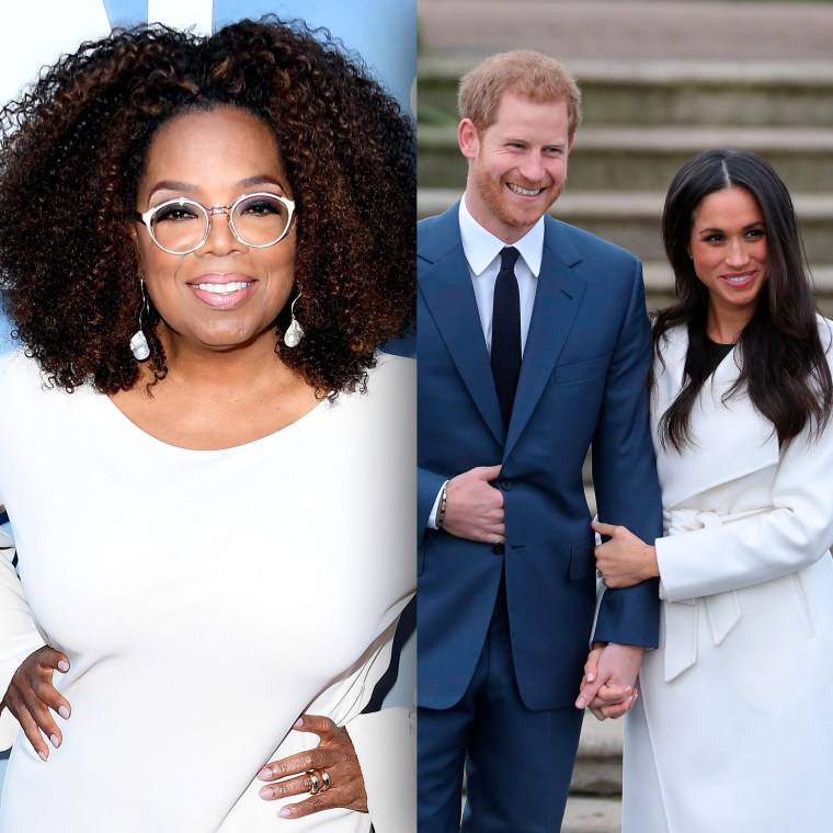 Oprah Winfrey says she did not play a role in advising Prince Harry and Meghan, Duchess of Sussex, to take a "step back" from being senior members of the British royal family. 