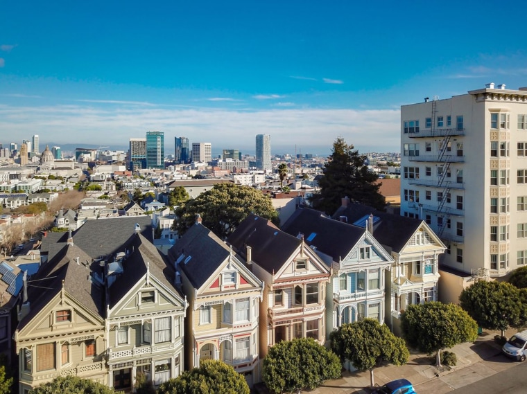 San Francisco Painted Ladies homes