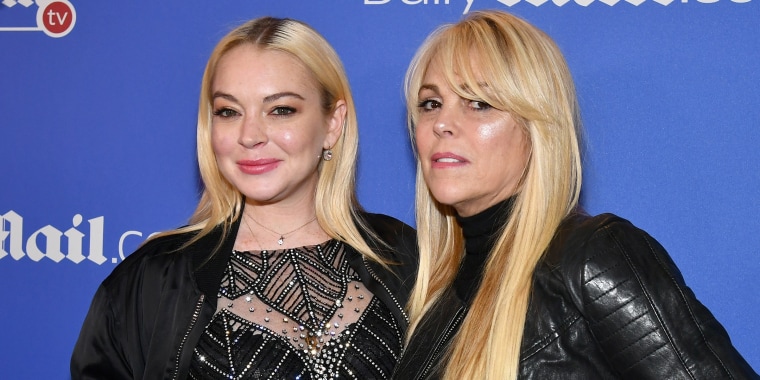 Lindsay Lohan and Dina Lohan