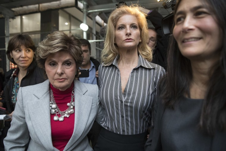 Image: Gloria Allred, Summer Zervos, Mariann Meier Wang