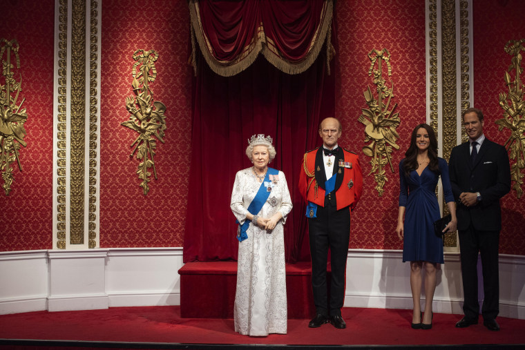 IMAGE: Royals display at Madame Tussauds London