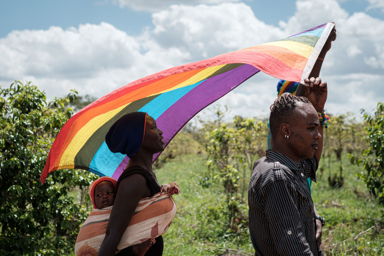 Image: LGBT refugees protest, TOPSHOT-KENYA-REFUGEE-LGBT