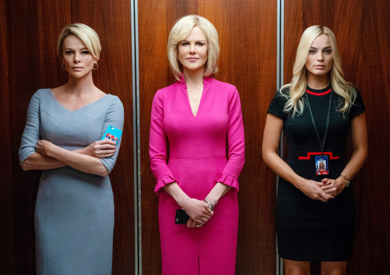 Charlize Theron earned a Best Actress nomination for playing Megyn Kelly in "Bombshell," and Margot Robbie nabbed a Best Supporting Actress nomination for her role as Kayla Pospisil. But their co-star, Nicole Kidman, who played Gretchen Carlson, was nowhere to be seen on the Academy's list.