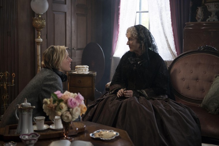 MERYL STREEP and GRETA GERWIG in LITTLE WOMEN (2019), directed by GRETA GERWIG. Credit: COLUMBIA PICTURES / Album