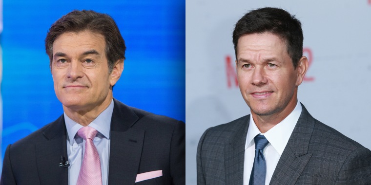 Dr. Oz and Mark Wahlberg