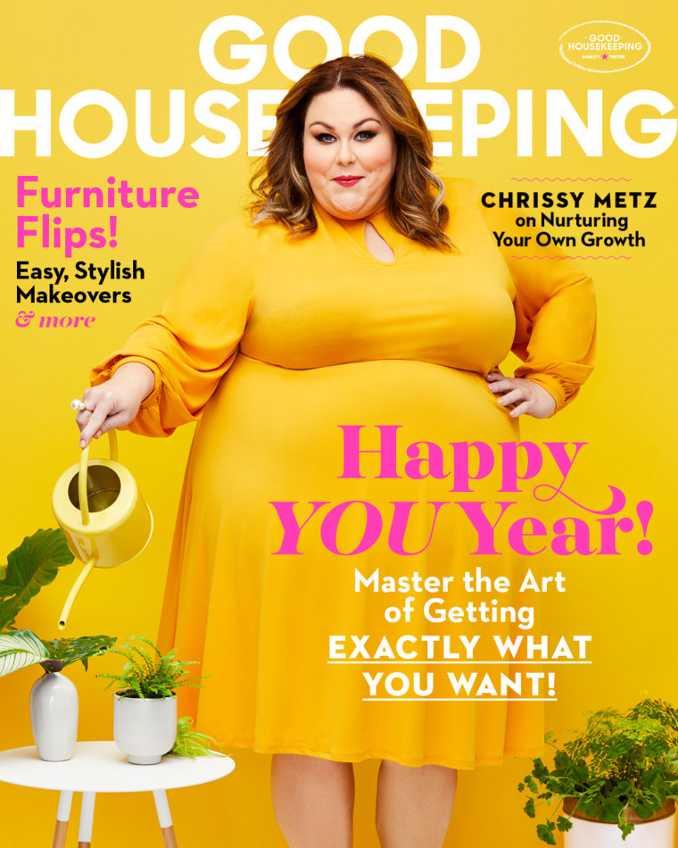 Chrissy Metz appears on the cover of the January/February issue of Good Housekeeping, on newsstands Jan. 21.