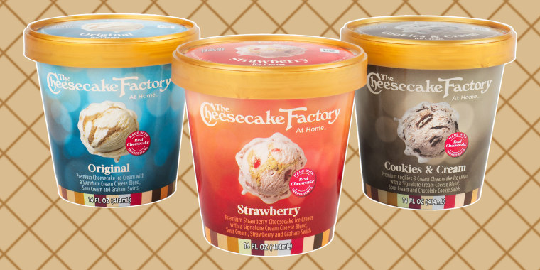 The Cheesecake Factory's new ice cream pint line will be sold in grocery stores nationwide starting March 2020.