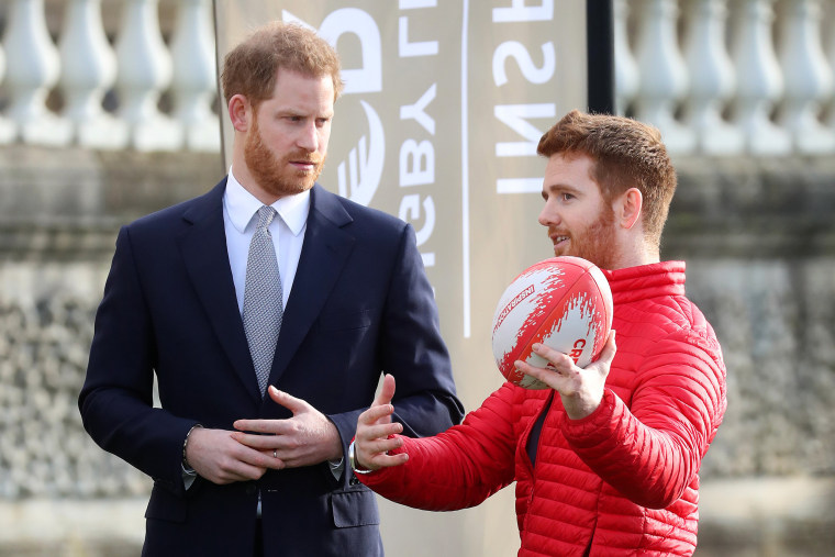 Image: The Duke Of Sussex Hosts The Rugby League World Cup 2021 Draws