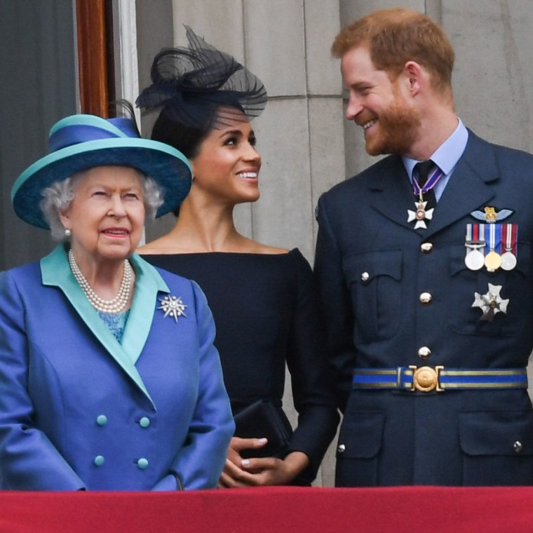 Queen Elizabeth, Prince Harry, Meghan Markle