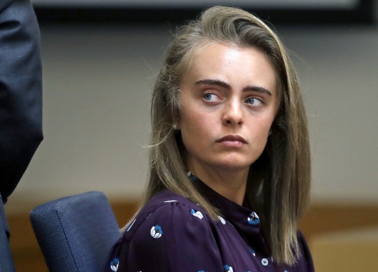 Defendant Michelle Carter listens to testimony at Taunton District Court in Taunton, Mass., June 8, 2017.