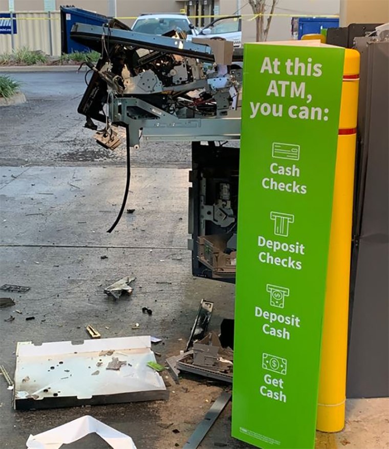 Image: Exploded ATM