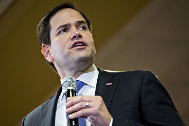 Presidential Candidate Marco Rubio Holds Campaign Rally