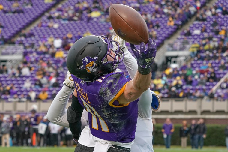 A game between the Tulsa Golden Hurricane and the East Carolina Pirates on Nov. 30, 2019 at Dowdy-Ficklen Stadium in Greenville, N.C.