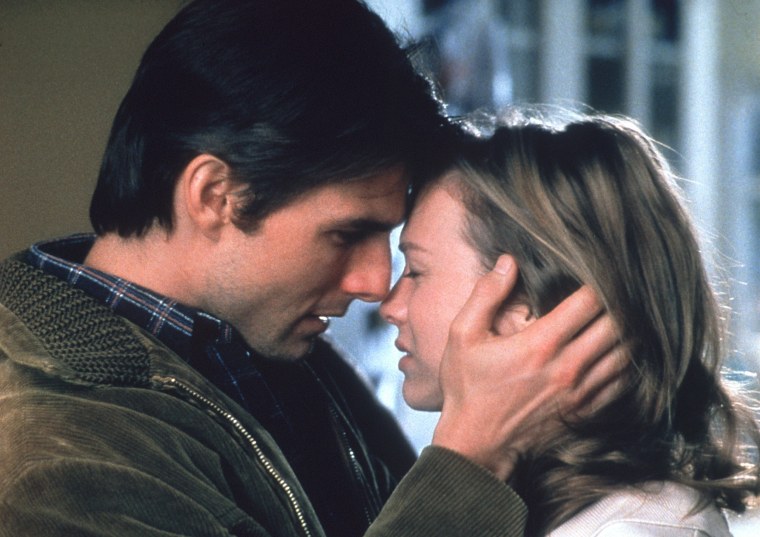 Film Still from Jerry Maguire Tom Cruise, Renee Zellweger (C) 1996 Tri-Star Photo Credit: Andrew Cooper  File Reference # 31042480THA  For Editorial Use Only - All Rights Reserved