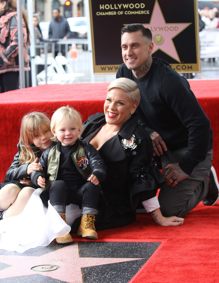 Image: Pink Honored With Star On The Hollywood Walk Of Fame