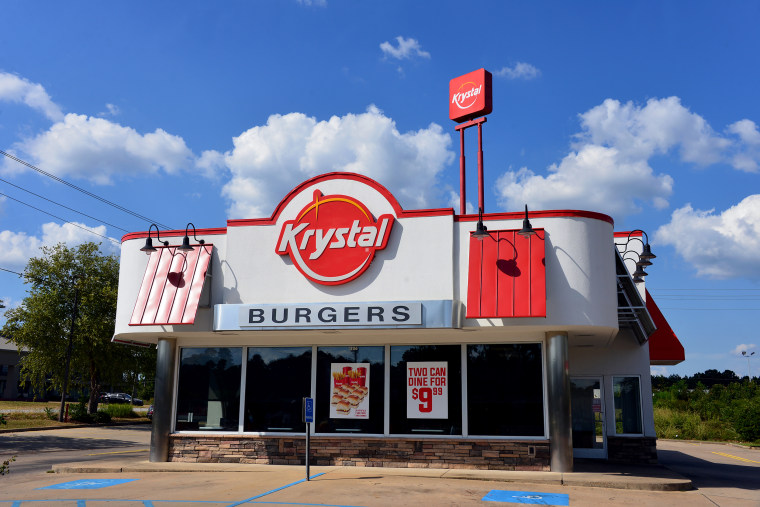 Krystal is one of the country's oldest fast-food restaurants and it was founded in 1932. It's known its small, square slider burgers. 