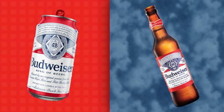 Budweiser cans and bottles have a new look in 2020. 
