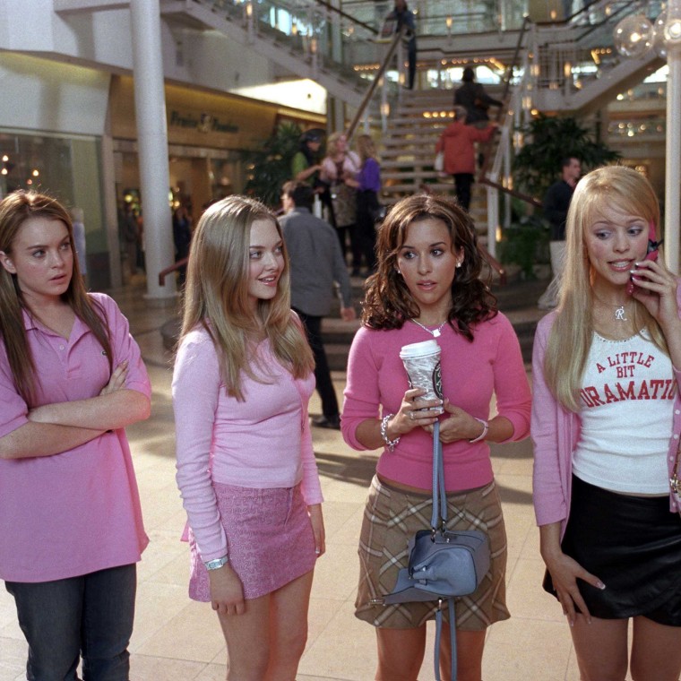 "Mean Girls" stars Lindsay Lohan, Amanda Seyfried, Lacey Chabert and Rachel McAdams