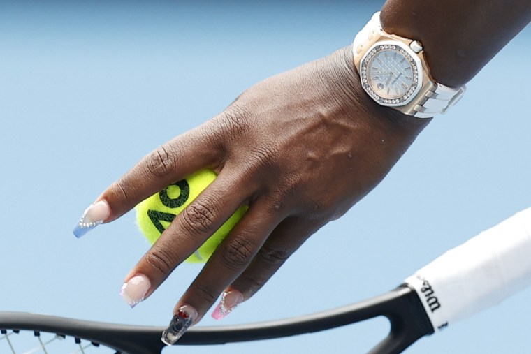 Venus Williams Shows Up With Purple Hair, Nails at U.S. Open