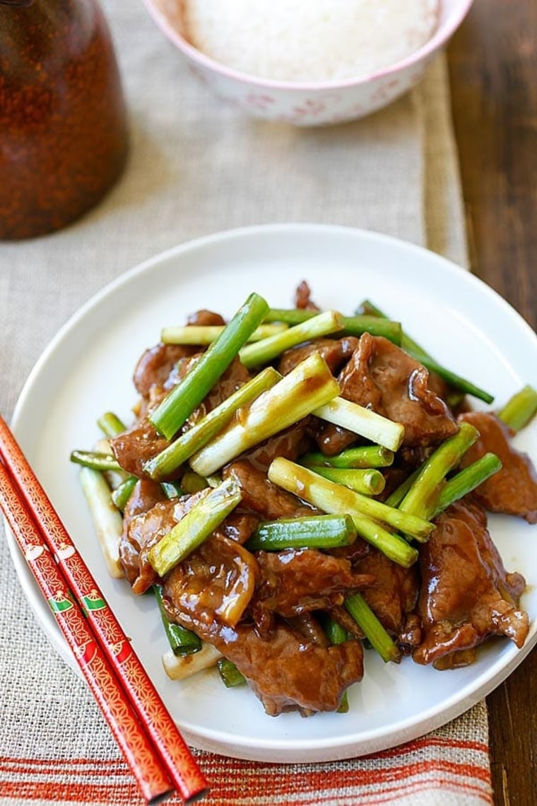 Mongolian beef doesn’t hold any special significance, it’s just delicious.