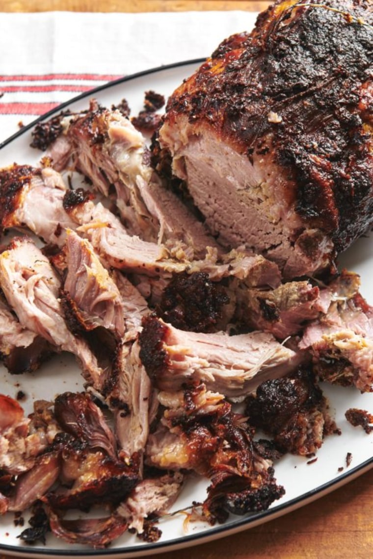 One of the best things about this recipe is you can leave the roast in the very low oven for another hour or two or even three with no repercussions.