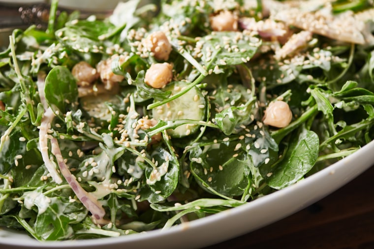 Toasted sesame seeds make this salad extra special.