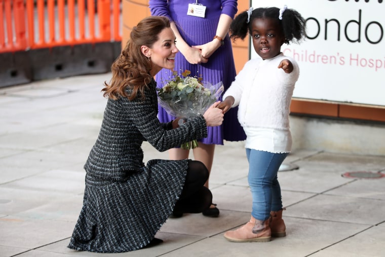 Image: The Duchess Of Cambridge Visits The National Portrait Gallery Workshop At Evelina London Children's Hospital