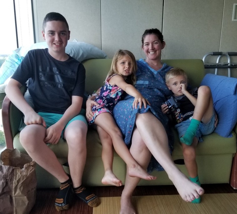 Mesic visited the emergency room in August 2018 and after a CT scan and a colonoscopy, was diagnosed with colon cancer. Later, a PET scan revealed she had stage 4 cancer.