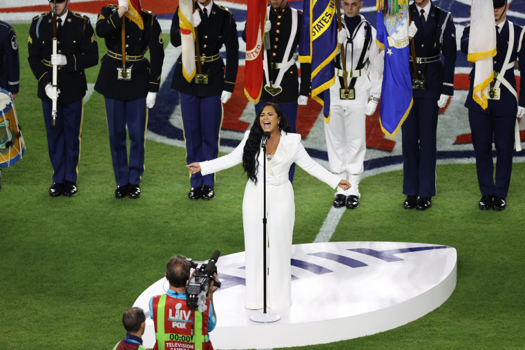 A deep dive into Demi Lovato, Super Bowl LIV national anthem prop