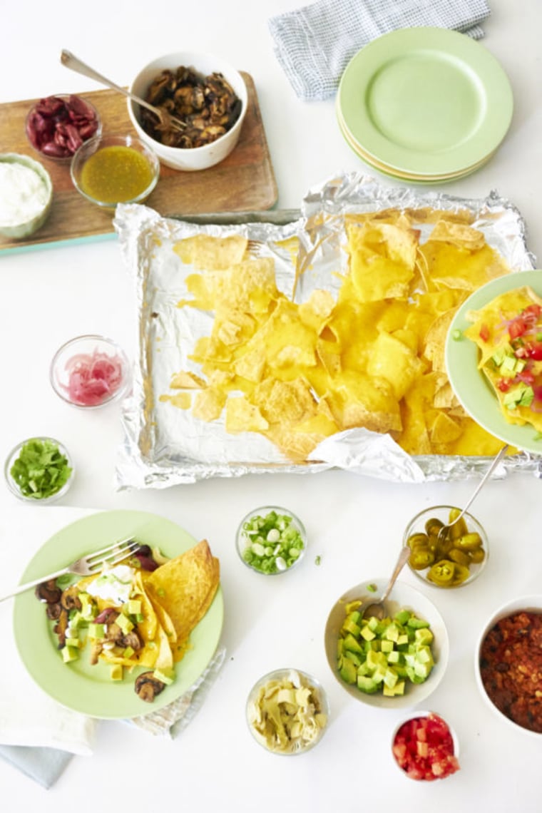 A nacho bar is one of the best possible ways to kick off a party.