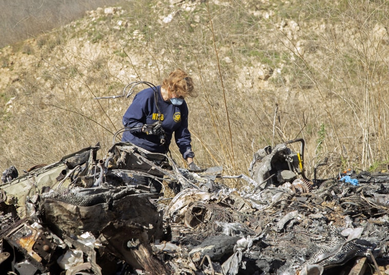 Image: NTSB Investigators Continue To Work On Site Of Kobe Bryant's Helicopter Crash