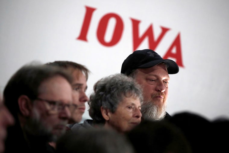 Image: Local residents attend a campaign event for Democratic 2020 U.S. presidential candidate and former Vice President Joe Biden in Council Bluffs, Iowa, U.S.