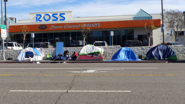 Image: Homeless In Hollywood