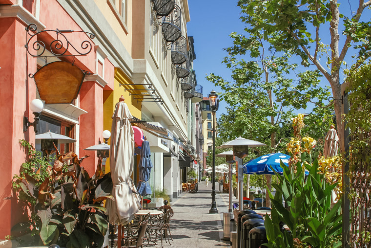 Scenery of the shopping street in San Jose