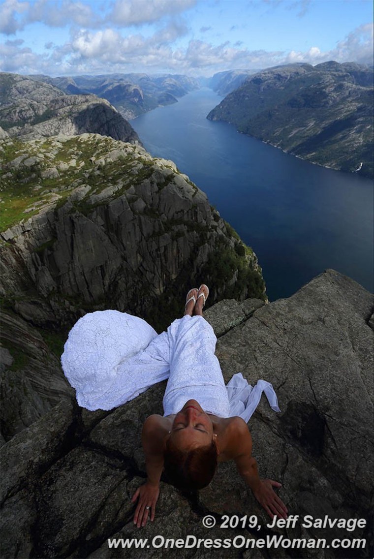 Taking photos in your wedding dress can come with its own set of challenges.