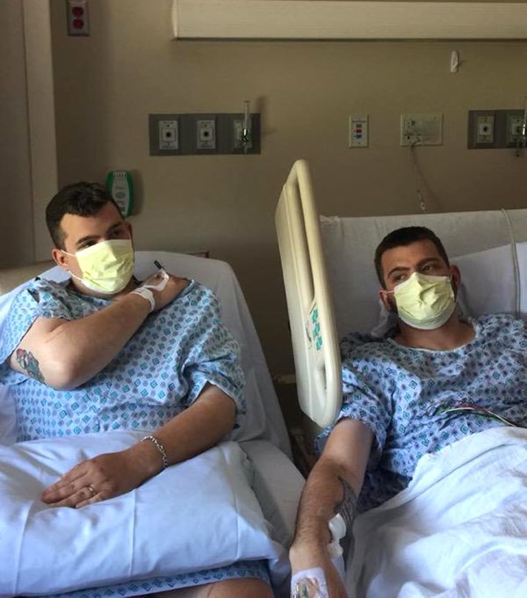 James Ingley lost 60 pounds to donate a kidney to his brother Dalton. 