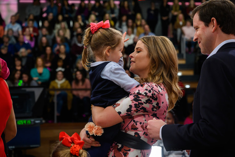 Jenna Bush Hager surprised by husband Henry and kids 