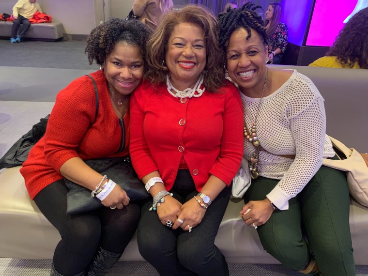 Trina, Julia and Shelly all came from the Philadelphia area to see Oprah, Hoda and Jenna!