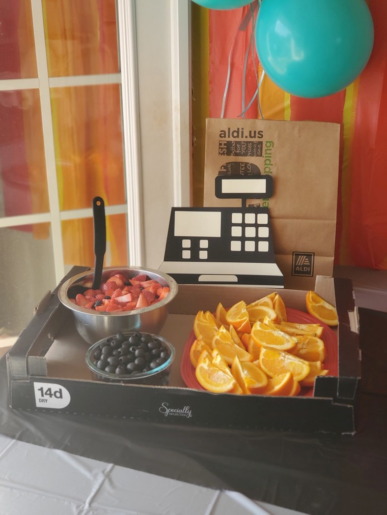 The little details truly made the Aldi-themed party come to life. 