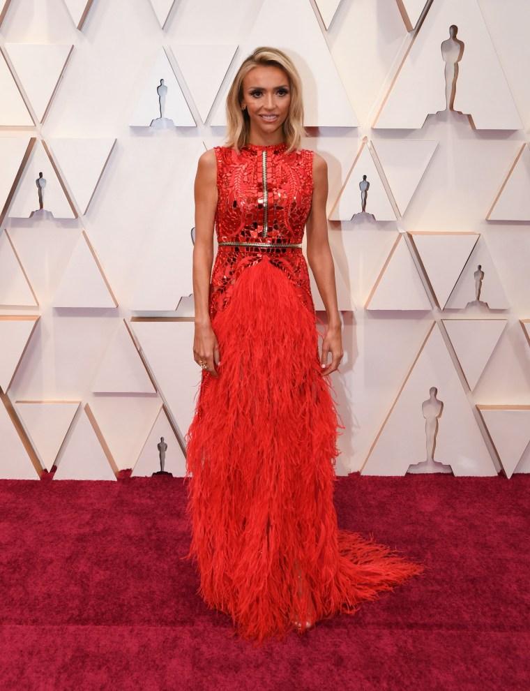 Giuliana Rancic Oscars 2020 red carpet