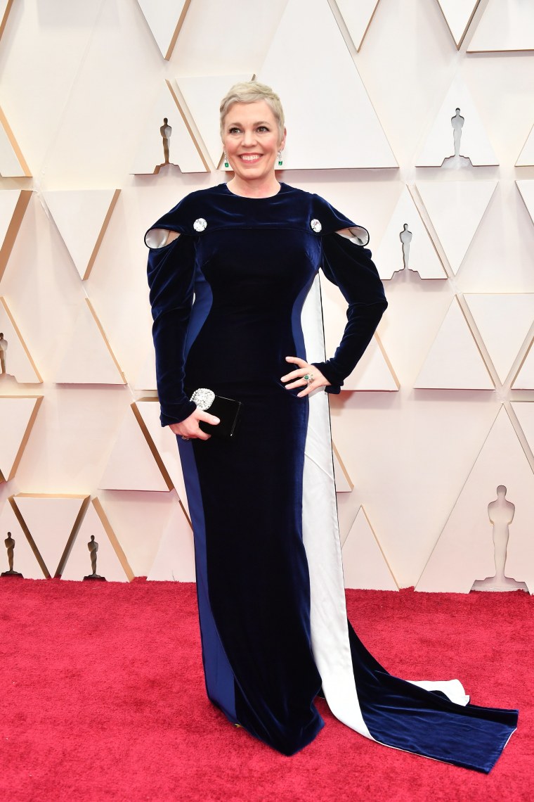 Olivia Colman Oscars 2020 red carpet, Stella McCartney
