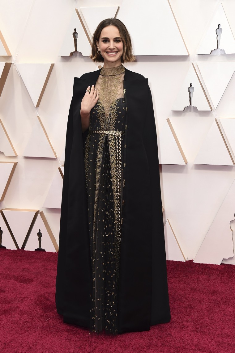 Natalie Portman Oscars 2020 red carpet