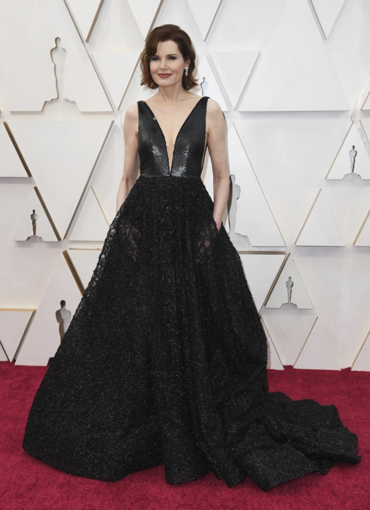 Geena Davis Oscars red carpet 2020