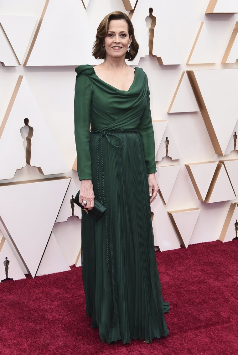 Sigourney Weaver Oscars 2020 red carpet