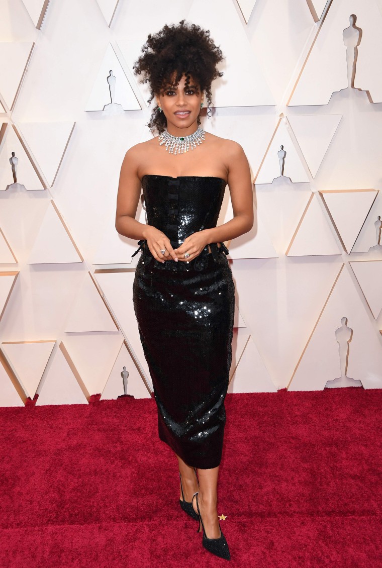 Zazie Beetz Oscars 2020 Oscars red carpet