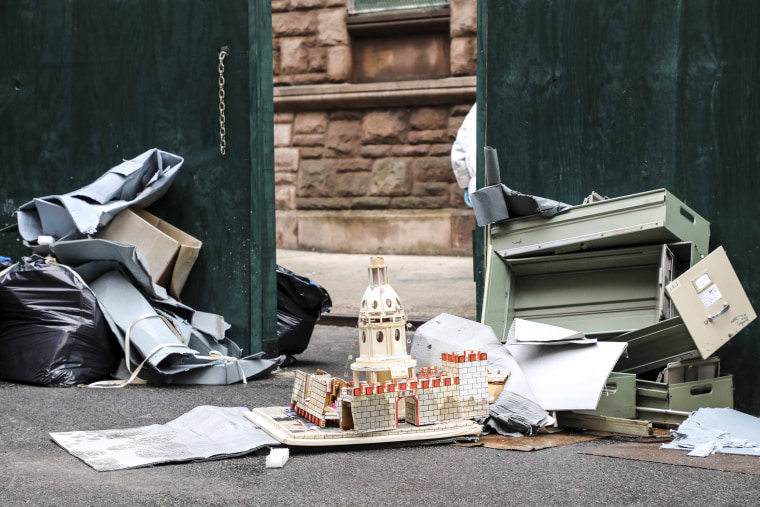 Though the fire at 70 Mulberry street didn't hit the second floor research center, museum officials worry that water sprayed onto the building has caused irreparable damage to thousands of the artifacts.