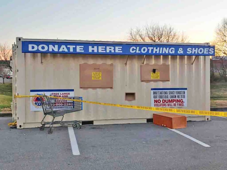 A man died after getting stuck in a donation bin outside a Tennessee Walmart.