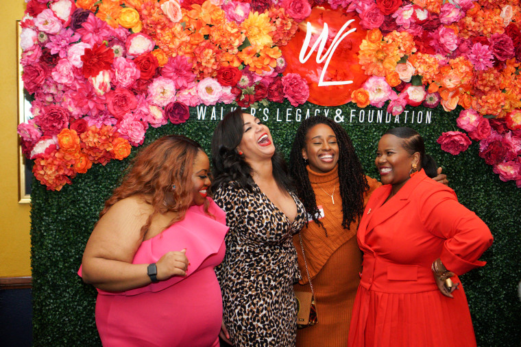 From left to right: Gaybrielle LeAnn Gant, Director of Communities and Events at Walker's Legacy; Natalie Madeira Cofield, Founder & CEO at Walker's Legacy; Ebony Andrews, National Director of Strategic Growth at GirlTrek; Rochonda Woodard, DC City Director at Walker's Legacy.